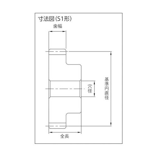 平歯車 並歯 SS3−14