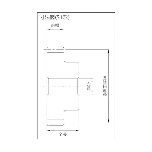 平歯車 並歯 SS4−42