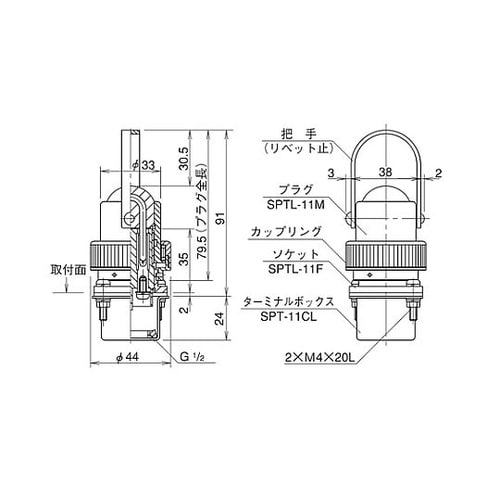 SPTL−11 インターロックプラグ