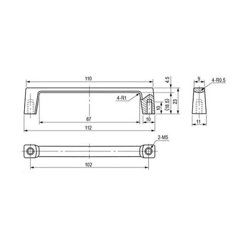 THA189B 角型取手