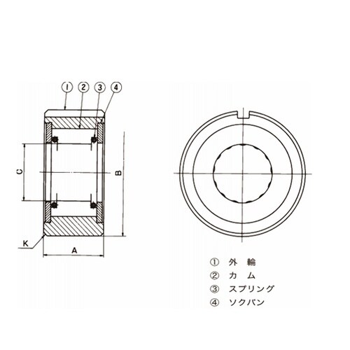 カムクラッチ 200シリーズ B208