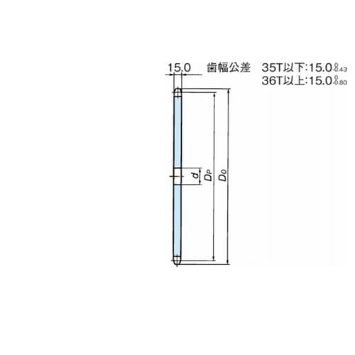 RS80 スプロケット 1Aタイプ RS