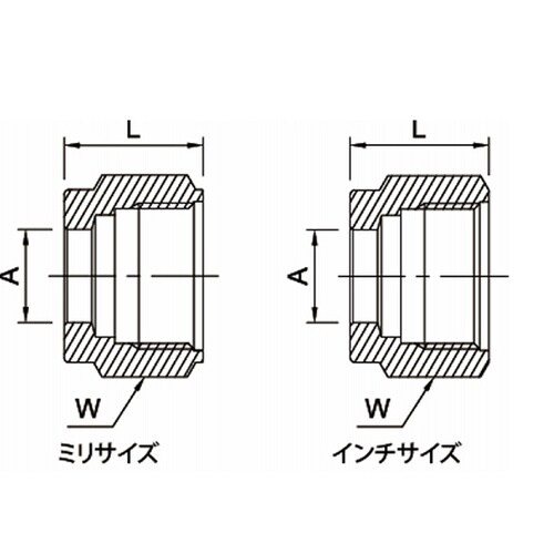 ニューV−Lok継手 ナット VUW−1