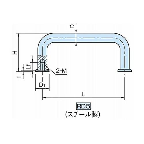ラウンドスチールハンドル RD5 RD5