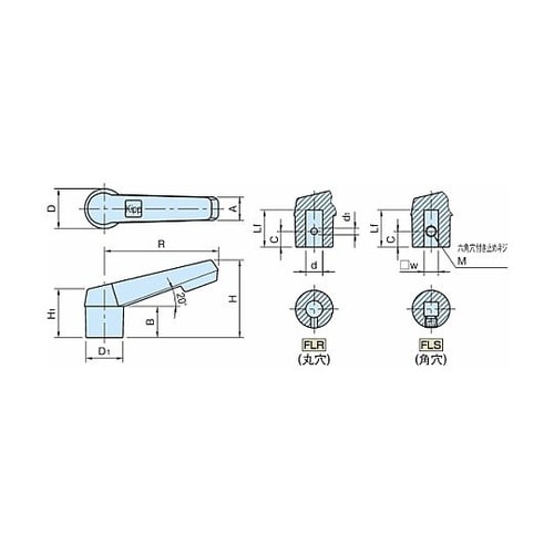 フィックスドレバー FLR・FLS 丸穴