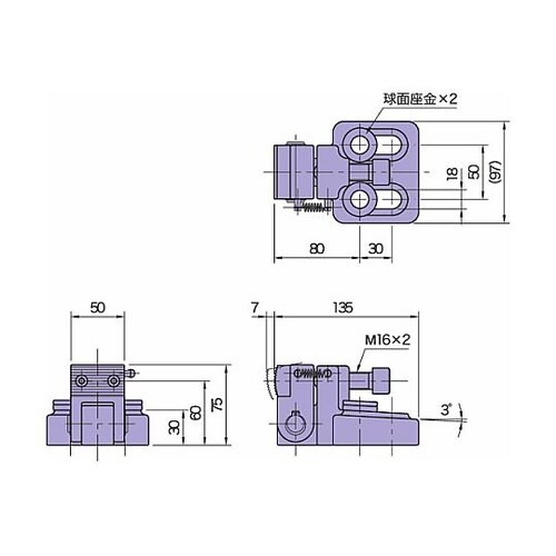 クランプ&ストッパー サイドクランプ B
