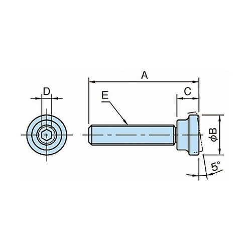 ボルト&ナット スラストパッド付きボルト