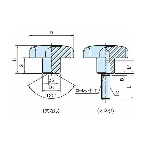 ハンドノブ(SUS製)HK−SUS HK