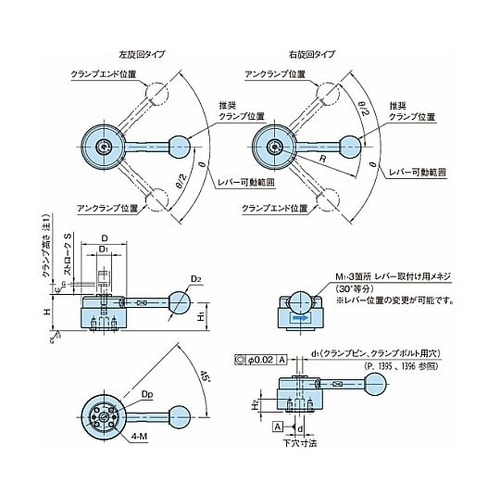 ワンタッチクランプ 引込みクランプ QL