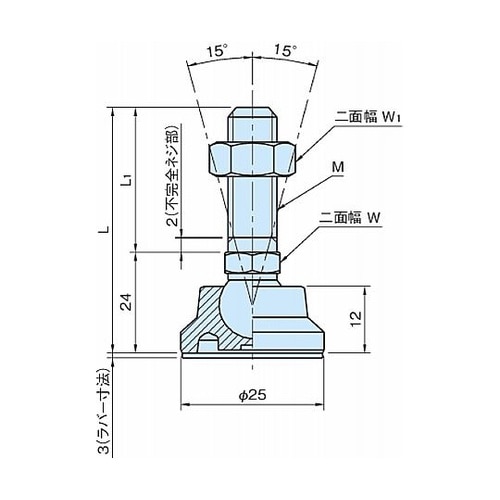 エンプラレベリングパッド LSA25・L