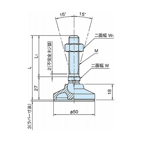 エンプラレベリングパッド LSA50・L