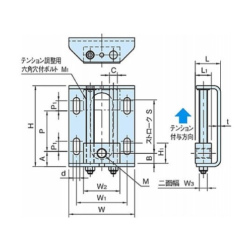 ネジ調整型タイトナー SAT 880N