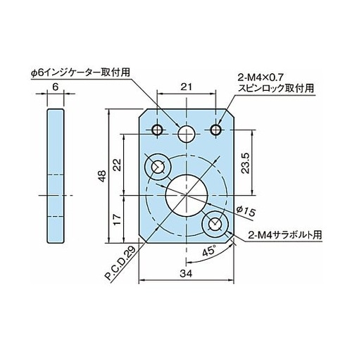 アクチュエータユニットミニ用ポジションス