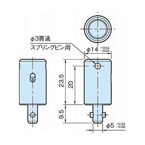 ワンタッチ着脱 シャフトジョイント QC