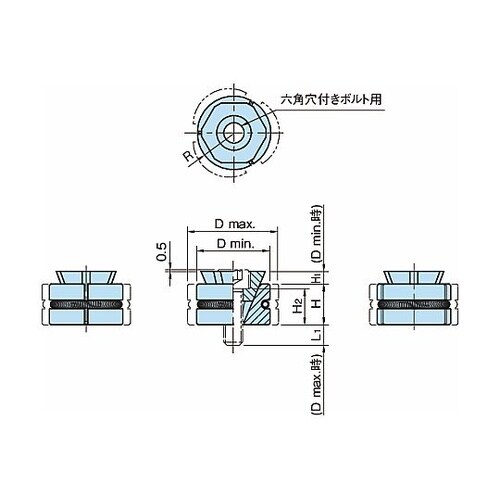 内形クランプ 内径クランプ CP130