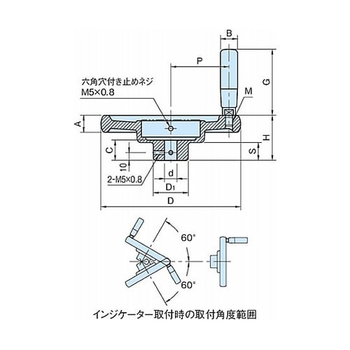 ツインスポーク型ダイアルハンドル車 DH