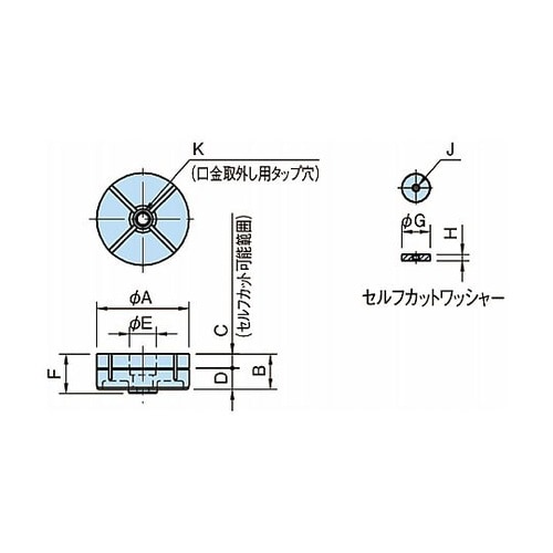 外形クランプ 口金 CP121 CP12