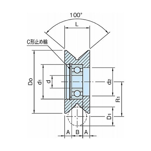 ガイドローラー(Y型)GRL−Y SUS