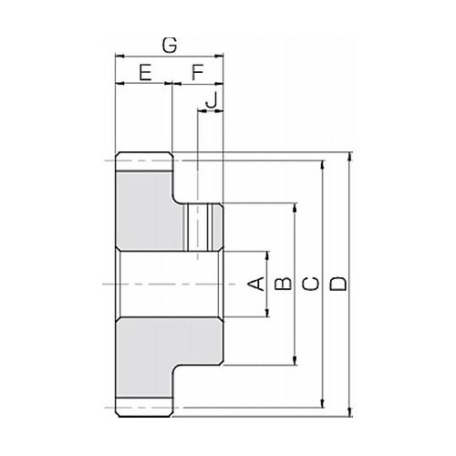 平歯車 SSY 歯数55 SSY1−55