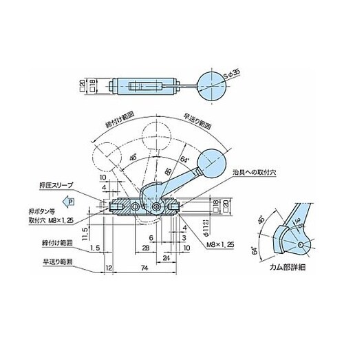 ワンタッチクランプ アルネスクランプ A
