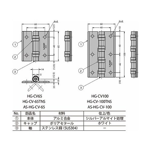 クリーンヒンジ クリーンヒンジ HG−C