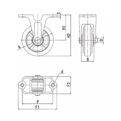 ダクタイル製支持金具 130mm MG−