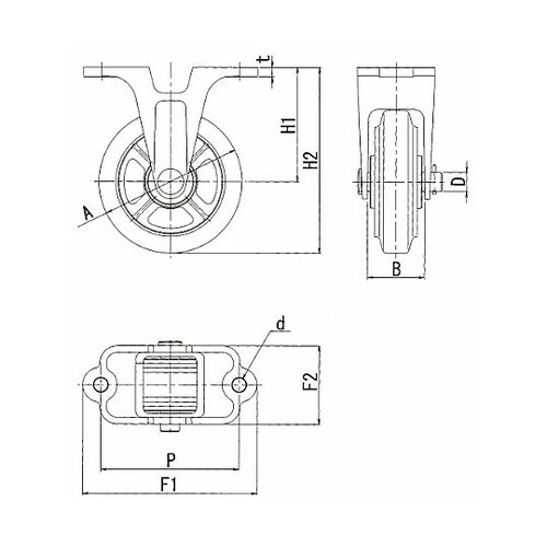 ダクタイル製支持金具 180mm MG−