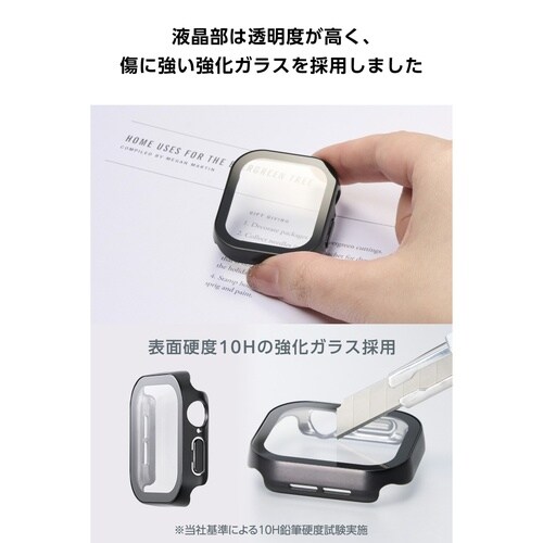 アップルウォッチ42mm フルカバー 防水 黒