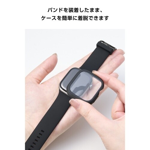 アップルウォッチ42mm カバー ブラック
