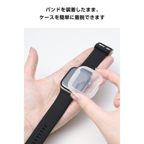 アップルウォッチ42mm カバー クリア