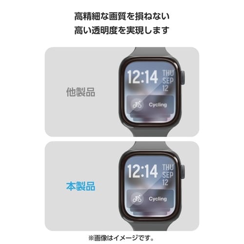 アップルウォッチ42mmガラスフィルム 極薄高透明