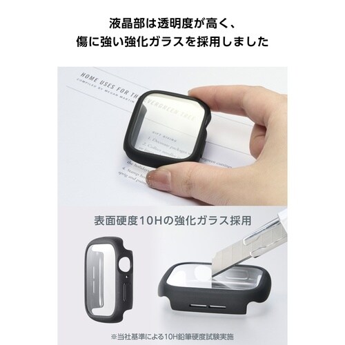 アップルウォッチSE44mm カバー ブラック