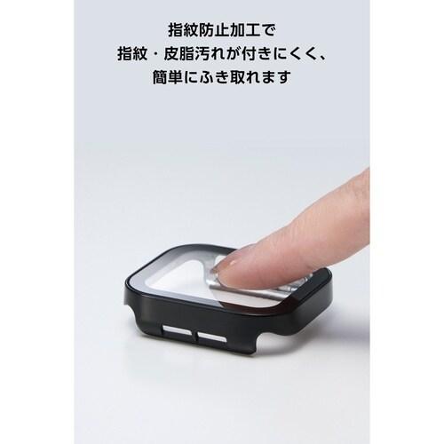 アップルウォッチSE40mm フルカバー 防水 黒