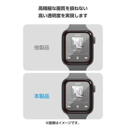 アップルウォッチSE40mmガラスフィルム 高透明