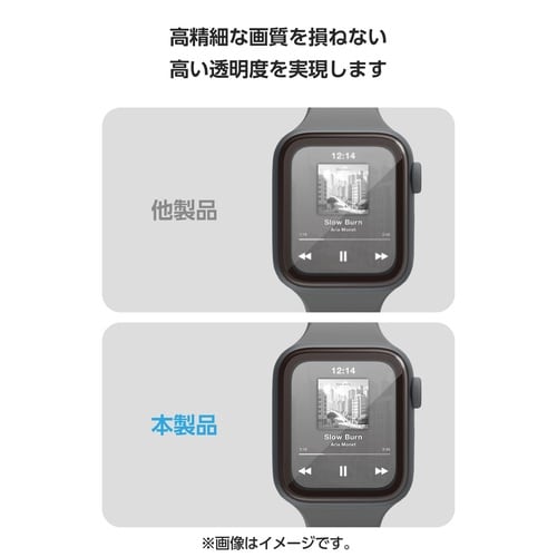 アップルウォッチSE40mmガラスフィルム極薄枠付