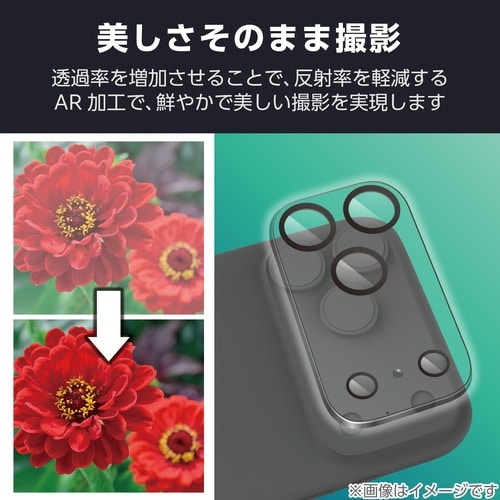 iPhone17ProMax レンズカバー クリア