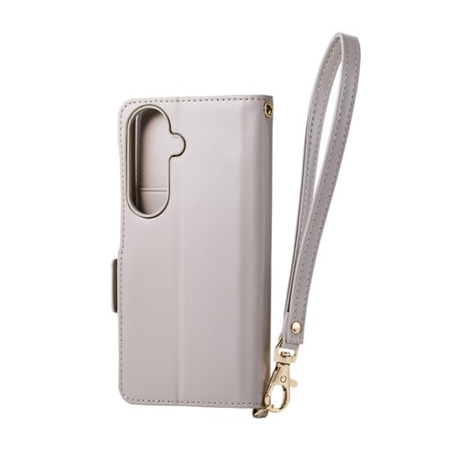 Galaxy S26 紐付手帳型ケース グレージュ