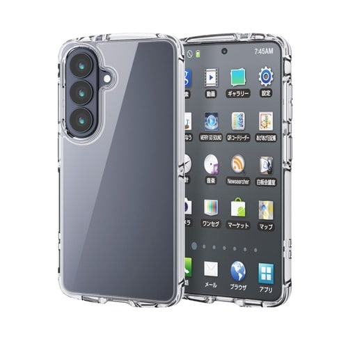 Galaxy S26 ケース 耐衝撃 クリア