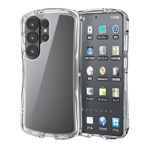 Galaxy S26U ケース グリッピー クリア