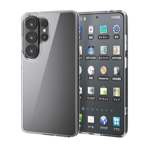 Galaxy S26U ハイブリッドケース クリア