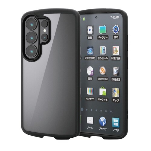 Galaxy S26U ケース 耐衝撃 ブラック