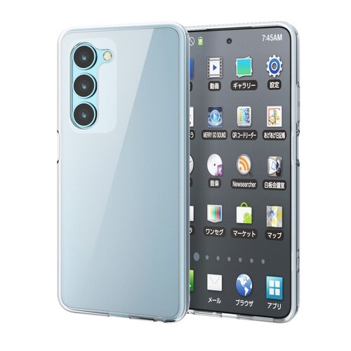 OPPO A5 5G ハイブリッドケース クリア