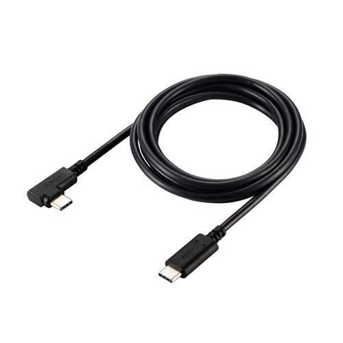 USBCケーブル L字 1.5m PD60W 黒