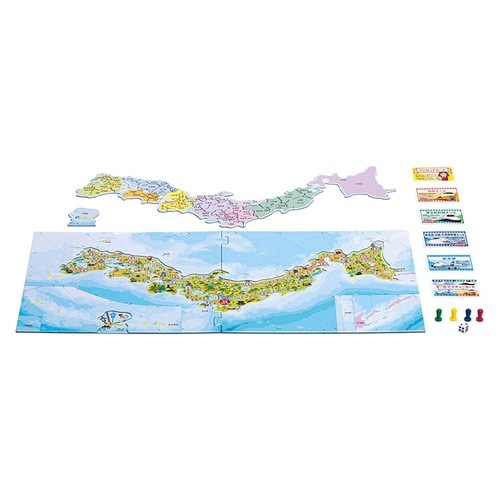 パズル&ゲーム 日本地図2層式×6