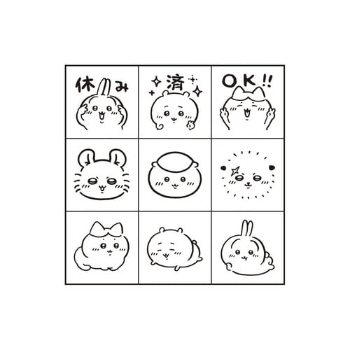 ちいかわ チェックスタンプ パーティー×3