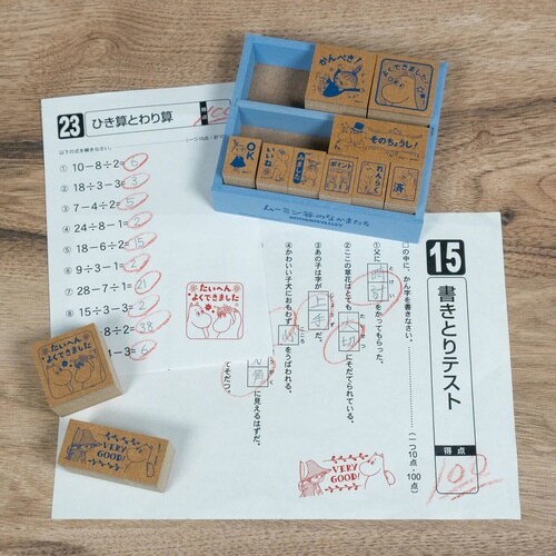 ムーミン谷のなかまたち木製ごほうびスタ×3