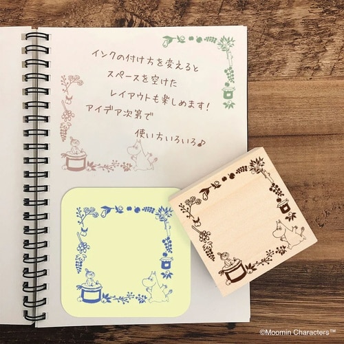 いろどりはんこ MOOMIN果実のリー×3