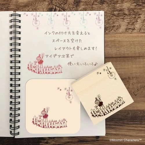 いろどりはんこ MOOMINニョロニョ×3