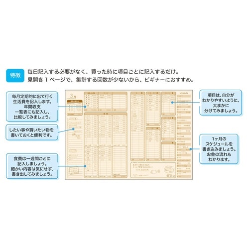 11ぴきのねこB5シンプル家計簿×6