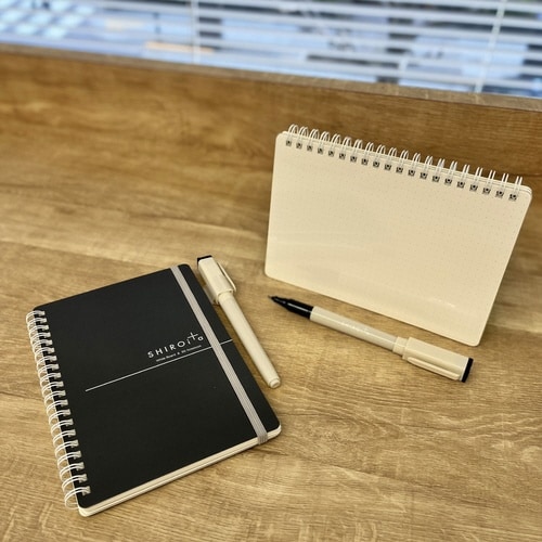 SHIROitaB6ノート(ブラック)×6